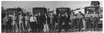 SCD's fleet and drivers around 1940